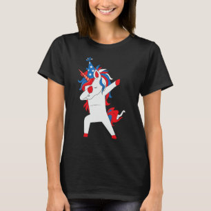 4th July Men Women Usa Independence Day Red Blue W T-Shirt