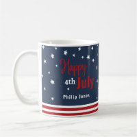 4th july red white and blue gift