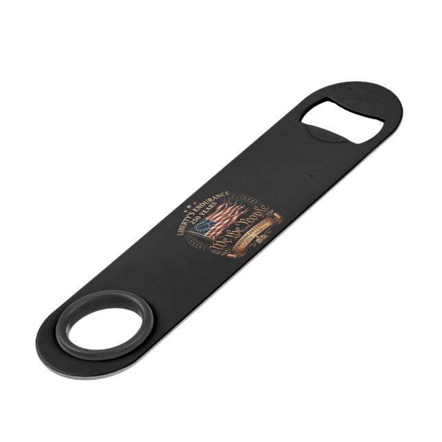 4th July Semiquincentennial 1776-2026 Bar Key (Front Angled)