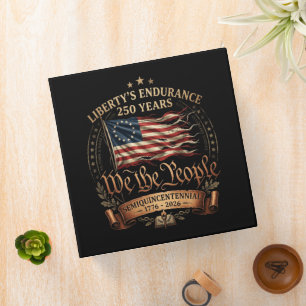 4th July Semiquincentennial 1776-2026 Binder