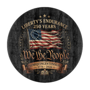 4th July Semiquincentennial 1776-2026 Cutting Board