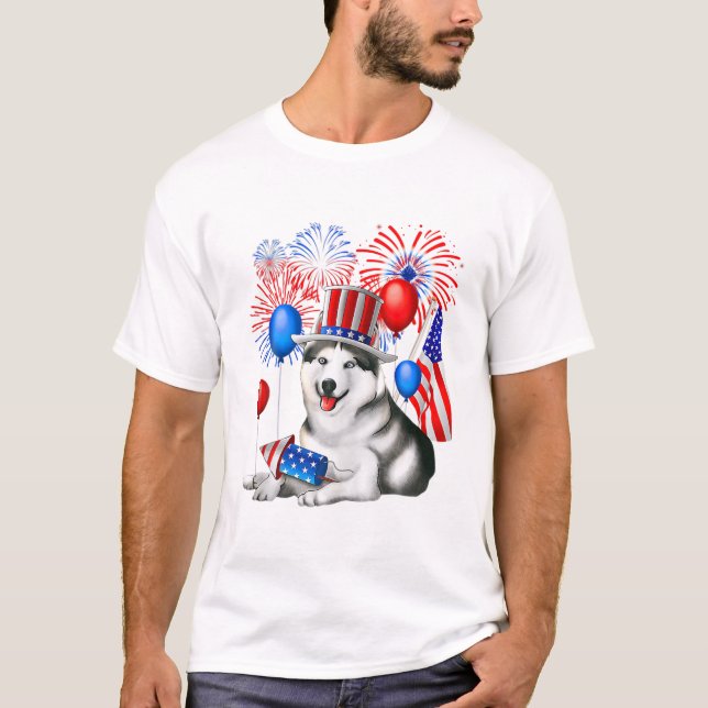 4th July Womens Summer Outfit T-Shirt (Front)