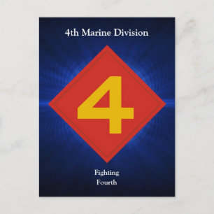 4th Mar Div Postcard