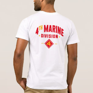 4th Marine Division "Fighting Fourth" Custom T-Shirt