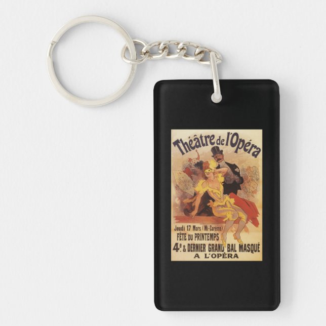 4th Masked Ball at Theatre de l'Opera Keychain (Front)