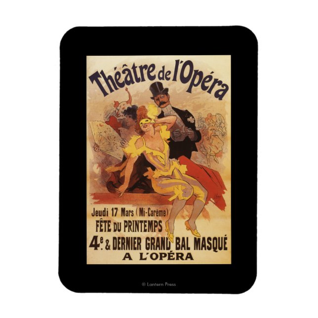 4th Masked Ball at Theatre de l'Opera Magnet (Vertical)