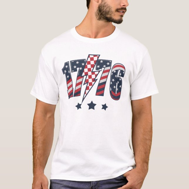 4th of July 1776-63751 T-Shirt (Front)