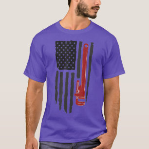 4th of July 2021 or patriotic USA or plumber T-Shirt