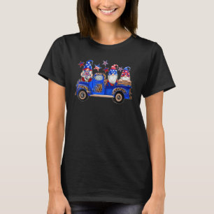 4th Of July 2023 Patriotic Gnomes Funny American U T-Shirt