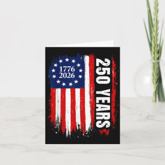 4th of July 250 Years 1776-2026 250th Eagle USA Card