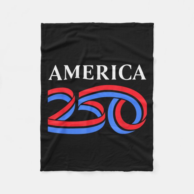 4th Of July 250 Years 2026  Fleece Blanket (Front)