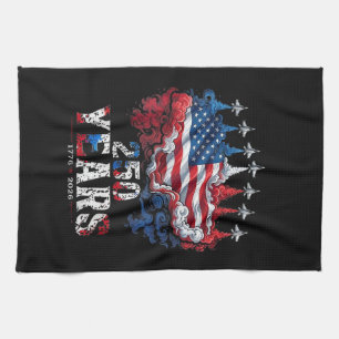 4th of July 250 Years Anniversary USA Flag 1776-20 Kitchen Towel