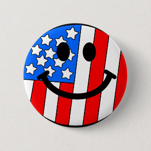4th of July 2 Inch Round Button