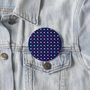 4th of July 3 Inch Round Button