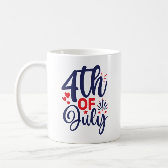 4th of July-68826 Coffee Mug (Left)