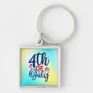 4th of July-68826 Keychain