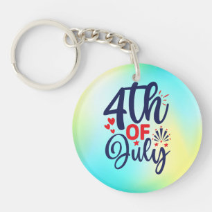 4th of July-68826 Keychain
