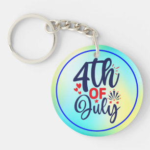 4th of July-68826 Keychain