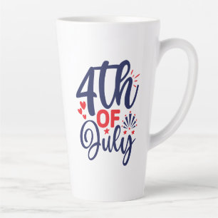 4th of July-68826 Latte Mug