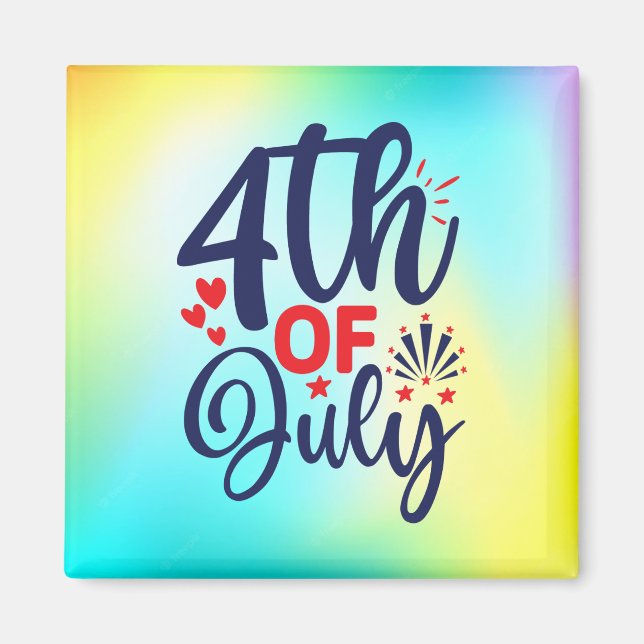 4th of July-68826 Magnet (Front)