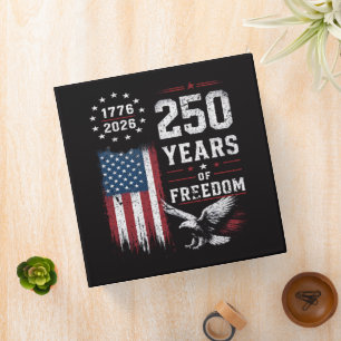 4th of July America US Flag Patriotic  Binder
