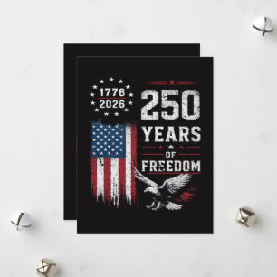 4th of July America US Flag Patriotic Holiday Card