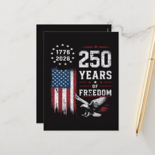 4th of July America US Flag Patriotic  Holiday Postcard