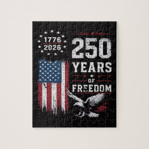 4th of July America US Flag Patriotic Jigsaw Puzzle