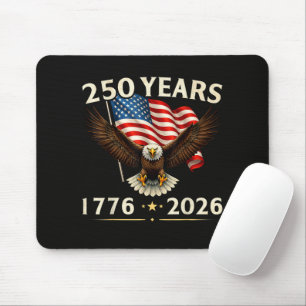 4th of July America US Patriotic Eagle Mouse Pad