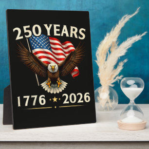 4th of July America US Patriotic Eagle Plaque