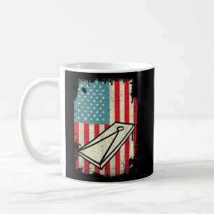 4th of July American Flag Cornhole Love Coffee Mug