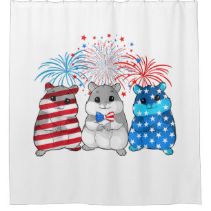 4th Of July American Flag Happy Guinea Pig