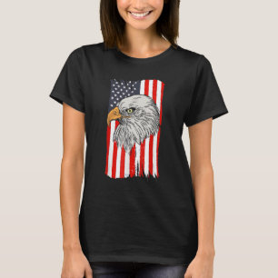 4th Of July American Flag Patriotic Eagle USA Cool T-Shirt