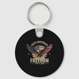 4th Of July American Flag Patriotic Usa 2026 Keychain