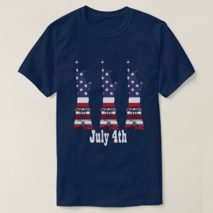 4th of July, American Flag Statue of Liberty Shirt