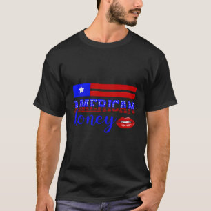 4Th Of July American Honey Patriotic Sublimation T-Shirt