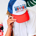4th Of July American Independence Day  Trucker Hat<br><div class="desc">Ignite the fun on your Memorial Day with our patriotic and festive American Flag heart Hat. This is designed to set the perfect tone for a day of red white and blue colours integrated with the American flag heart. You can wear it at a party or during fireworks with friends,...</div>