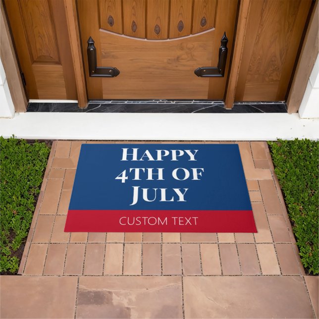4th of July Banner Doormat (Outdoor)