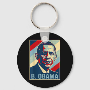 4th Of July Barack Obama Is My President Patriotic Keychain