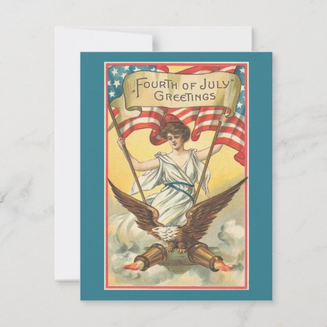 4th Of July BBQ Invitation (Front)