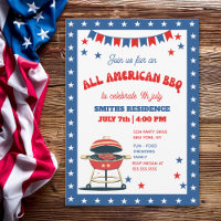 4th of July BBQ Party – ALL AMERICAN BBQ
