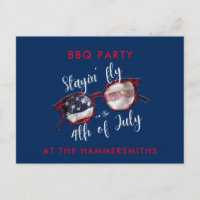 4th of July BBQ Party Invitation