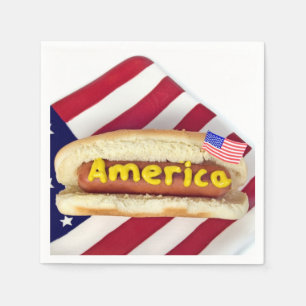 4th Of July BBQ Party Napkin