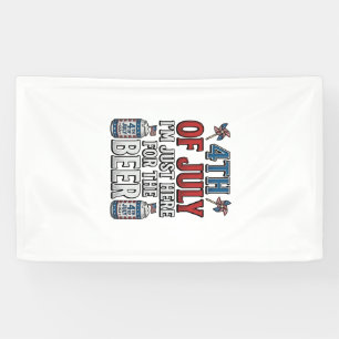 4th of July Beer Vintage Patriotic Shirt Design_1 Banner