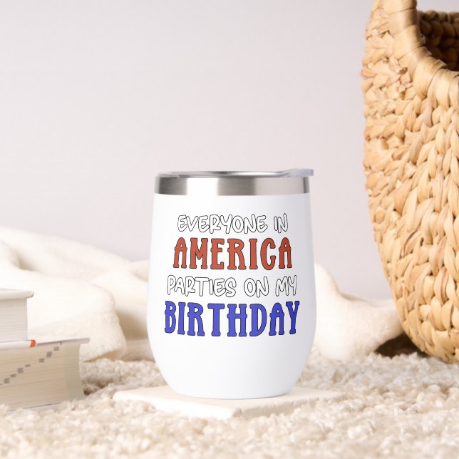 4th of July Birthday Funny   (Living Room)