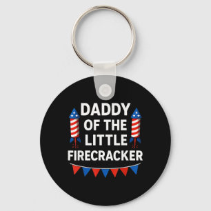 4th of July Birthday Funny Bday Born On 4th of Keychain