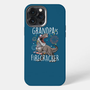 4th Of July Boys Girls Kids T Rex Funny Grandpa's iPhone 13 Pro Max Case