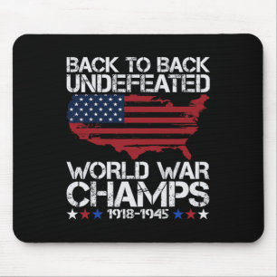 4th Of July - Byck To Byck Undefeated World War Ch Mouse Pad