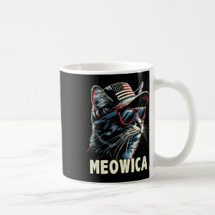 4th Of July Cat Meowica Cat Lover Usa America Coffee Mug