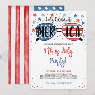4th of July Celebration Invitation